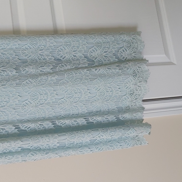 Womens blue lace maxi dress - Picture 3 of 3